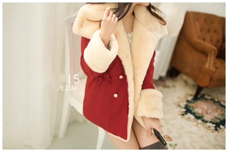 2020 Fashion Jackets Slim Thick Double Breasted Cotton Casual  Wool Coats