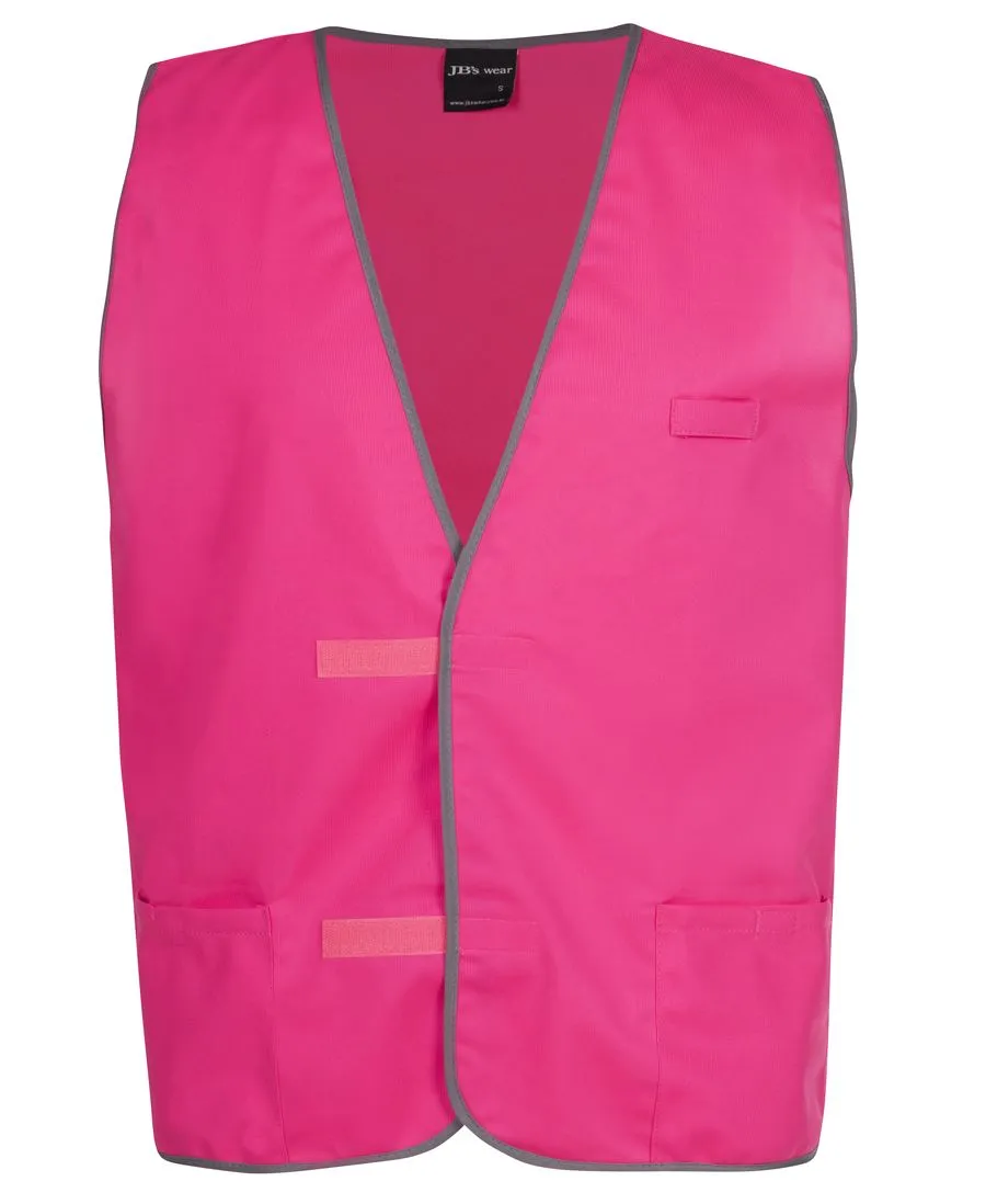6HFV -  JB's Wear - Coloured Visibility Vest (Velcro fastening)