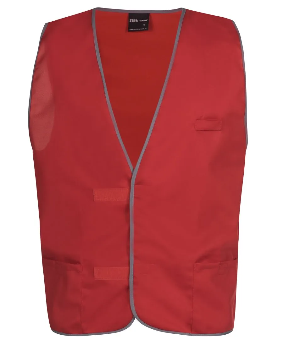 6HFV -  JB's Wear - Coloured Visibility Vest (Velcro fastening)