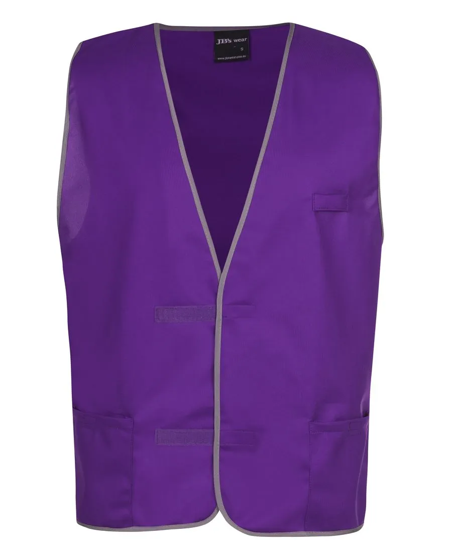 6HFV -  JB's Wear - Coloured Visibility Vest (Velcro fastening)