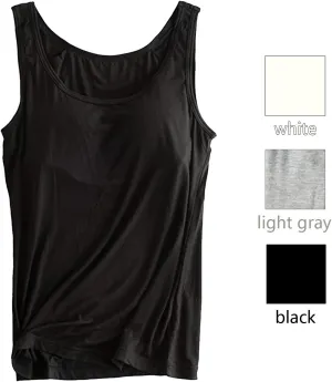 AliChan Womens 3*Tank Tops(M, Black/White/Light Gray), and Blazer(S, Wine Red)