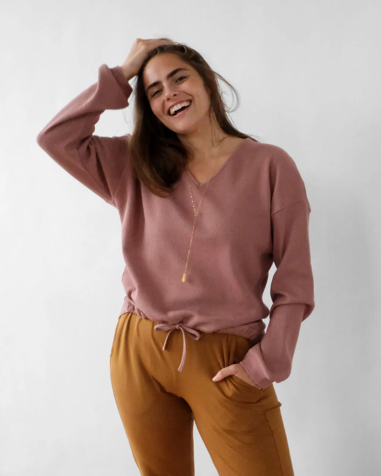 AMIGA top in Desert Pink