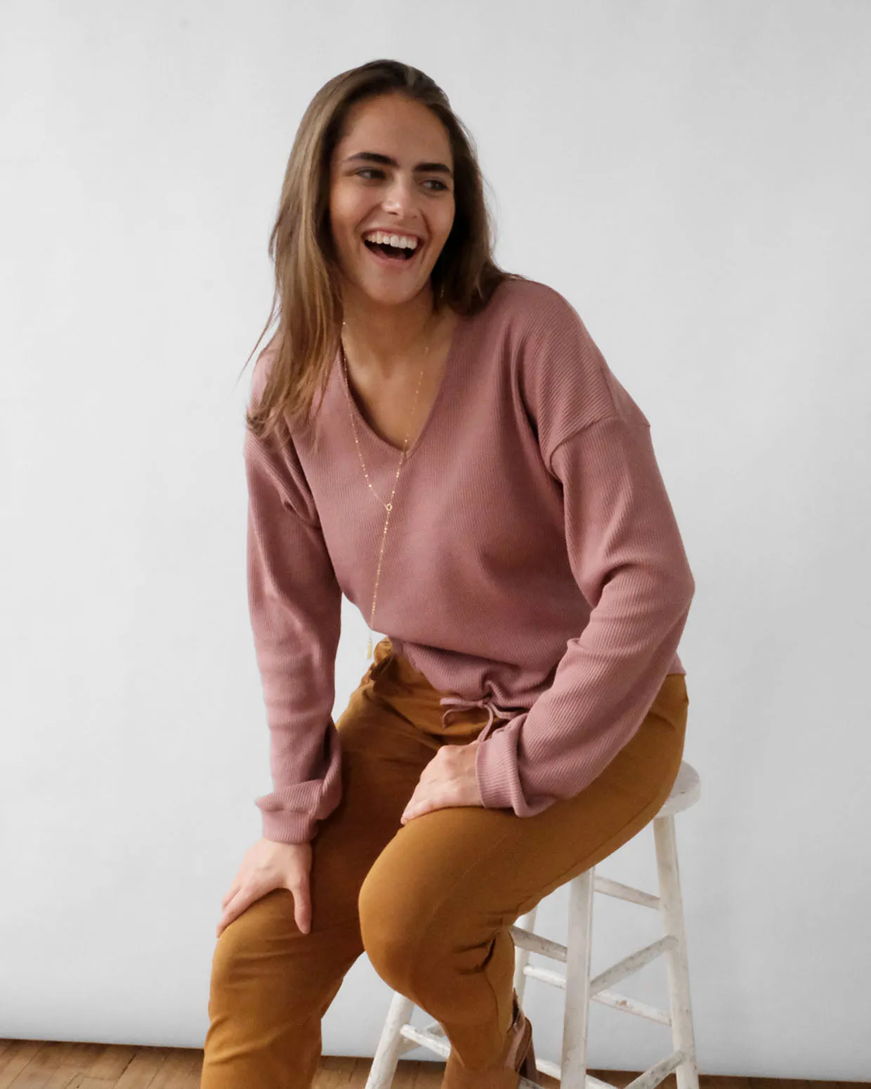 AMIGA top in Desert Pink
