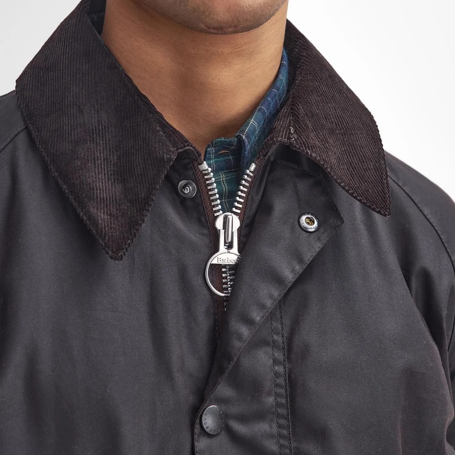 Barbour Ashby Waxed Jacket In Rustic/ Classic