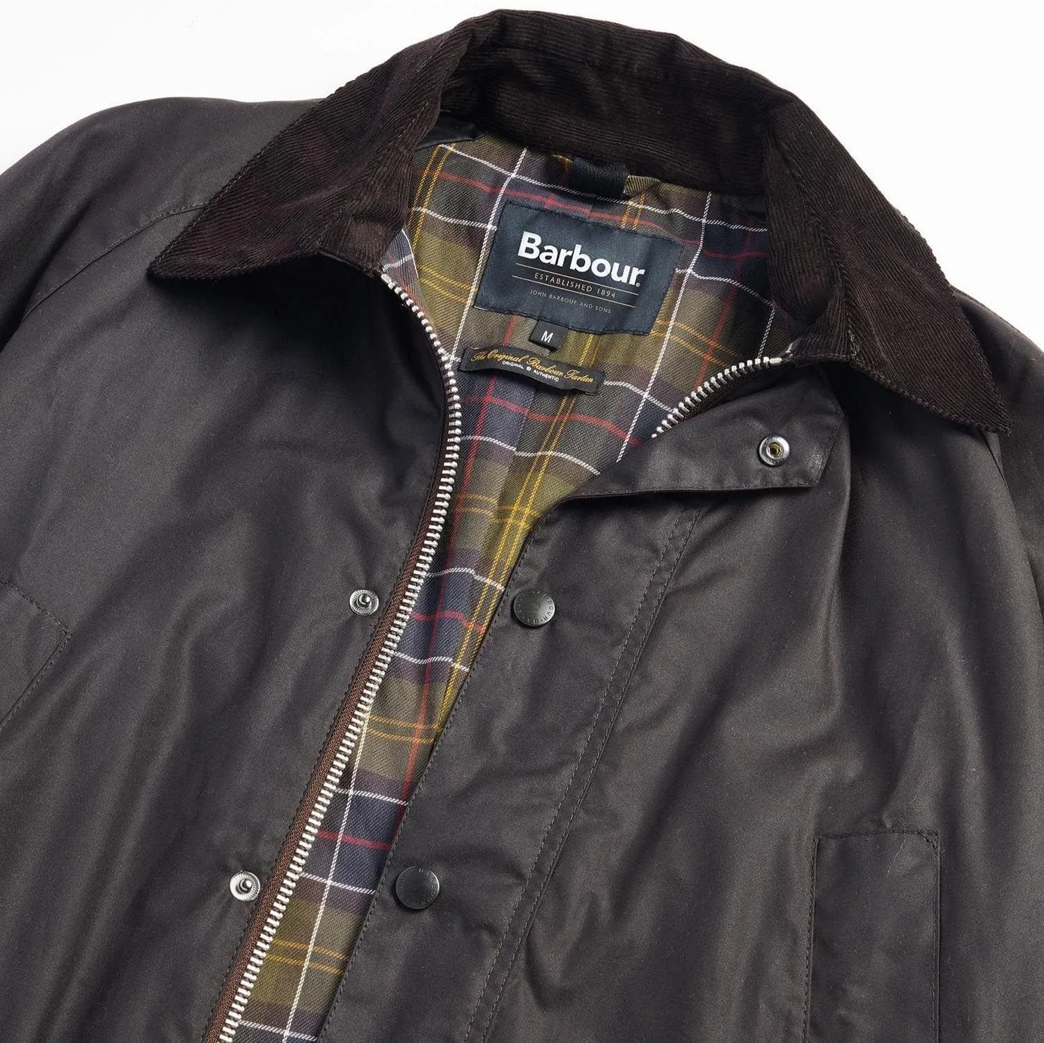 Barbour Ashby Waxed Jacket In Rustic/ Classic