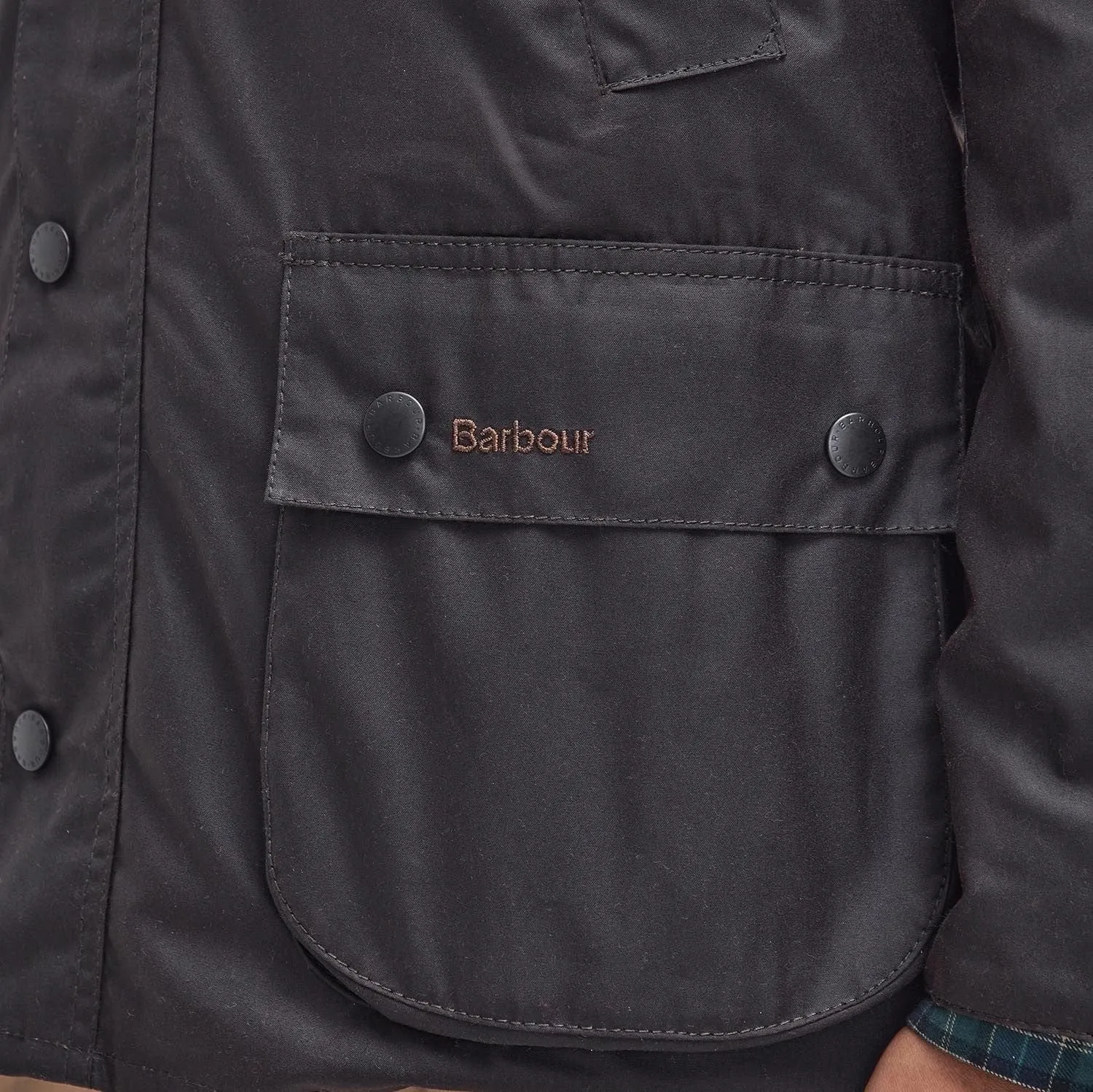 Barbour Ashby Waxed Jacket In Rustic/ Classic