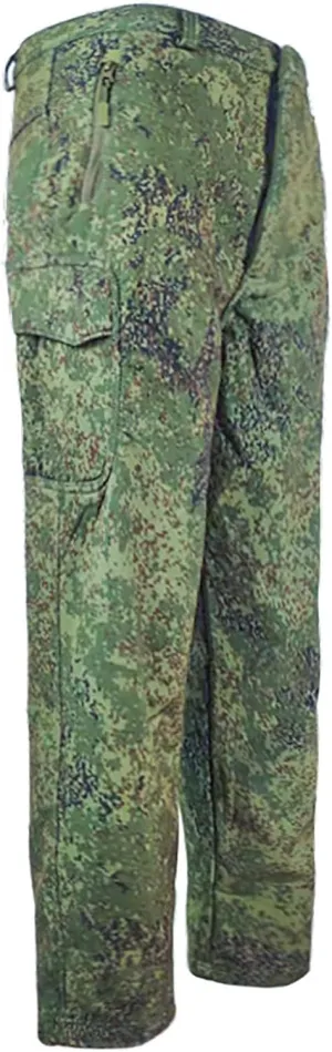 Fleece Men Camo Pants Straight Leg Tactical Pant Outdoor Cargo Pants Winter Windbreaker Pants Waterproof Hiking Pant