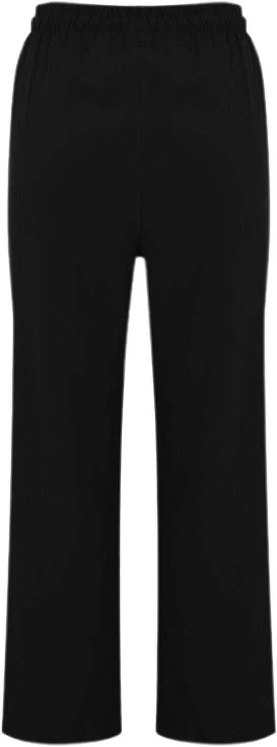 FZVYD Women's Casual Cotton Linen Pants 2025 Fashion Drawstring Lightweight Summer Relax Fit Straight Leg Lounge Trousers