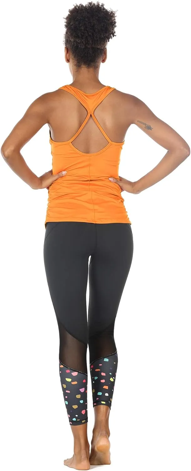 icyzone Workout Yoga Fitness Sports Racerback Tank Tops for Women