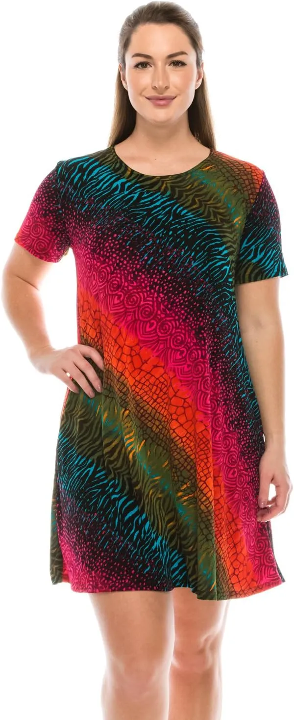 Jostar Print Missy Dress Short Sleeve - 7004BN-SRP1