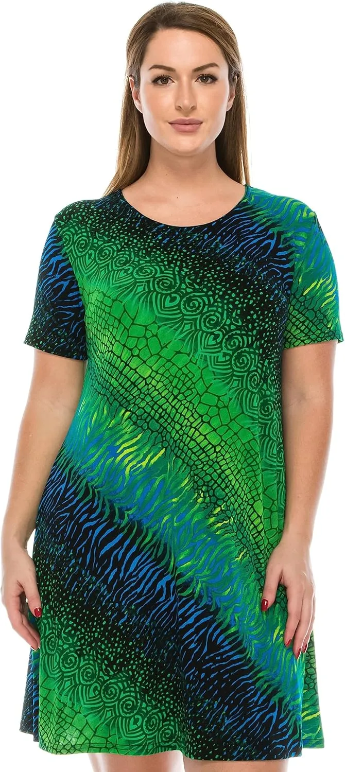 Jostar Print Missy Dress Short Sleeve - 7004BN-SRP1