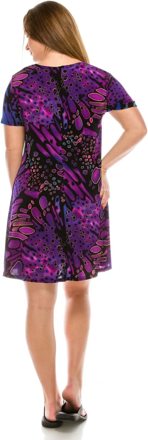 Jostar Print Missy Dress Short Sleeve - 7004BN-SRP1