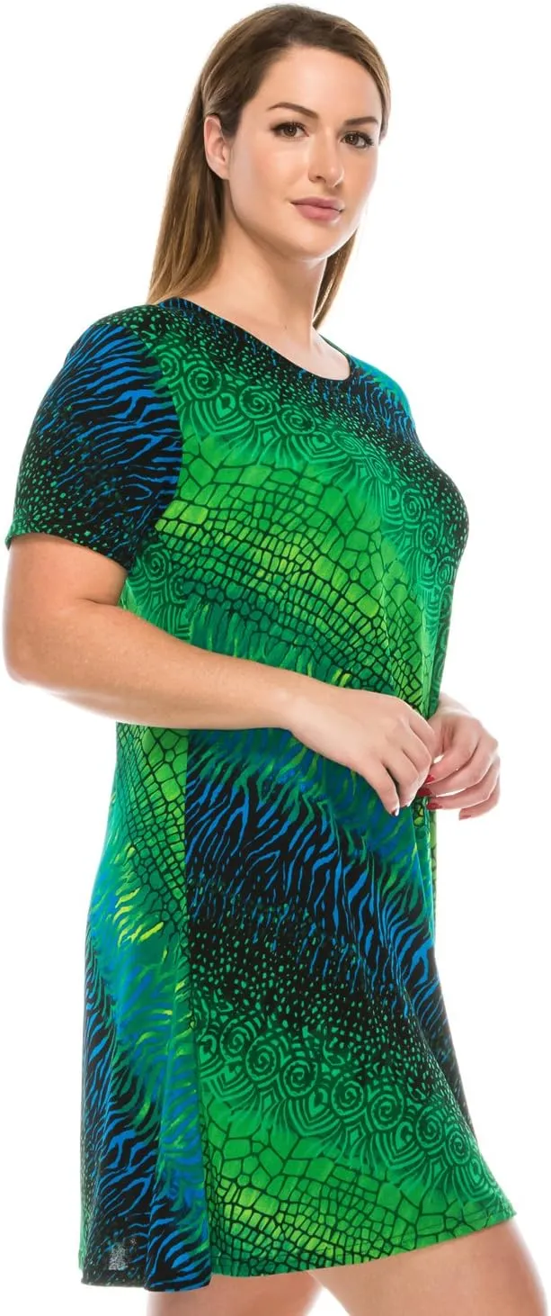Jostar Print Missy Dress Short Sleeve - 7004BN-SRP1