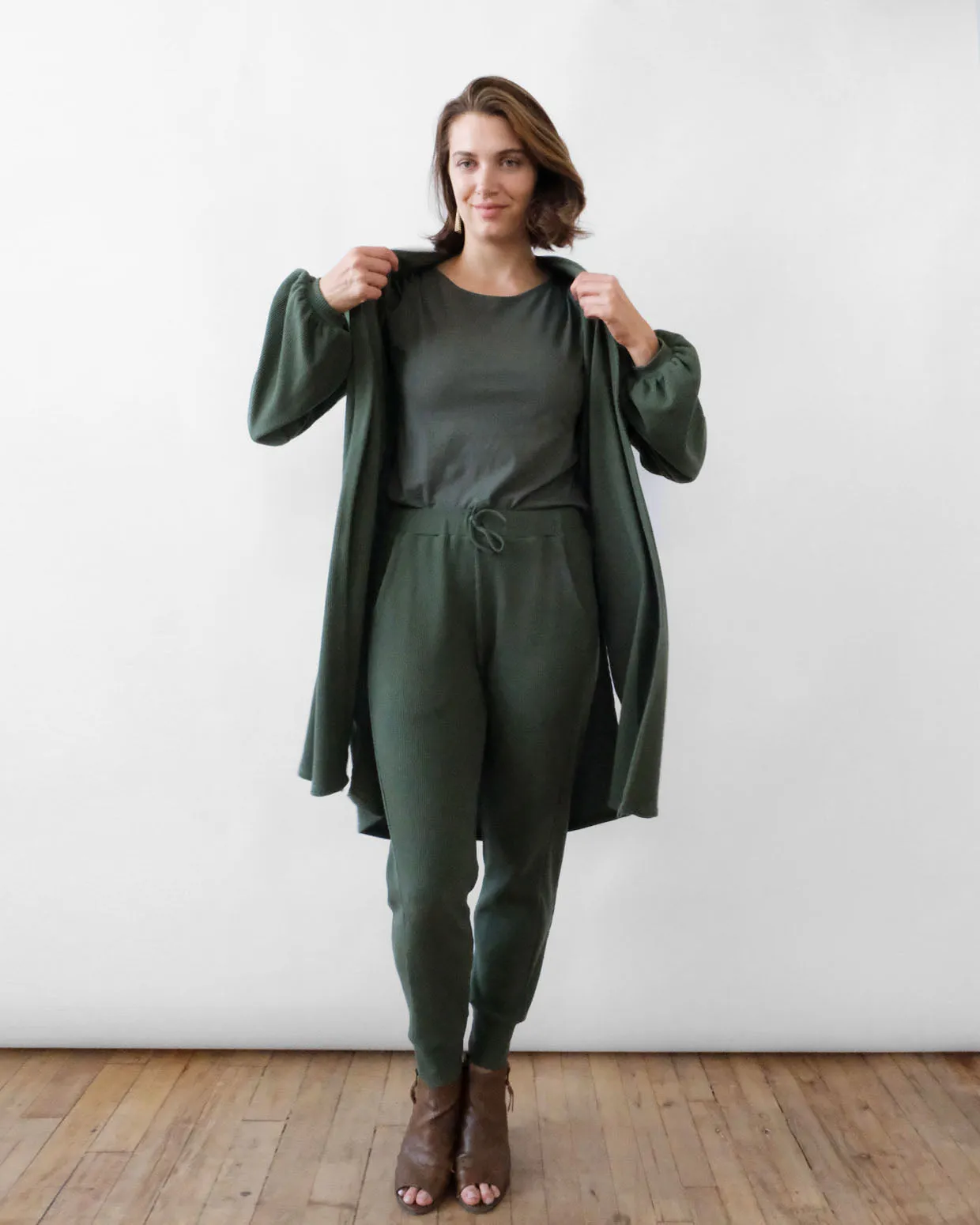 MARGO duster in Jungle Green