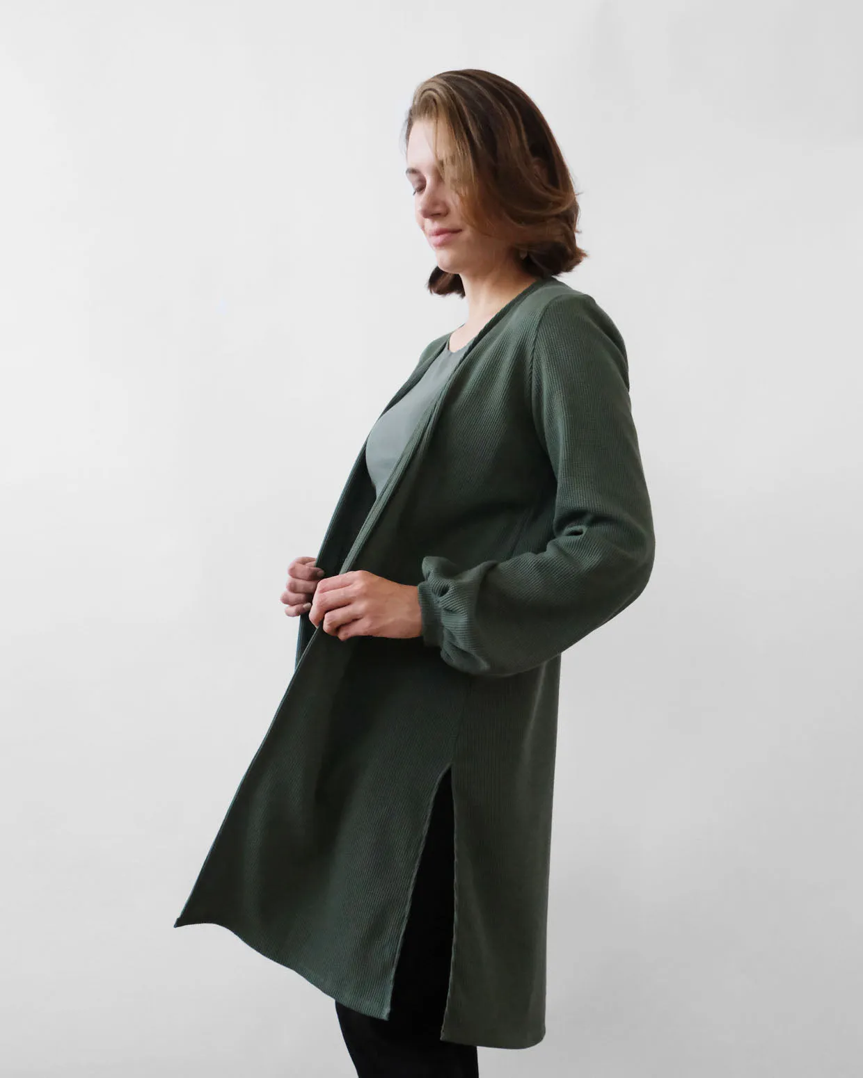 MARGO duster in Jungle Green
