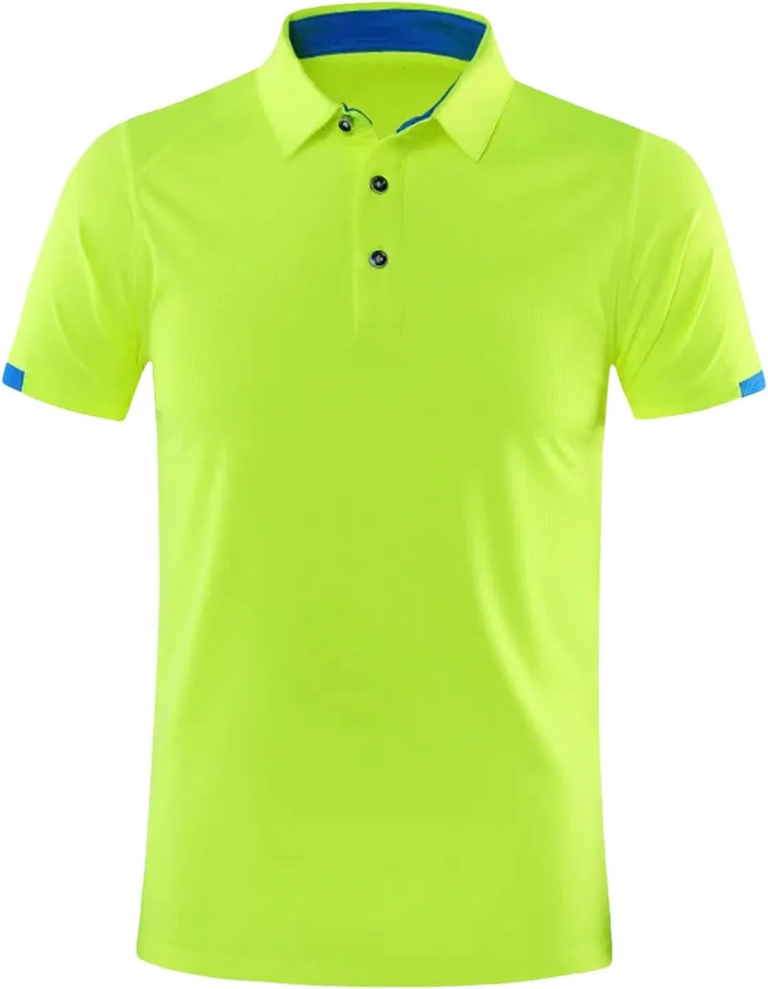Men Casual Sports Quick Dry Lapel Short-Sleeved Polo Shirt Summer Fashion Business Golf Shirt