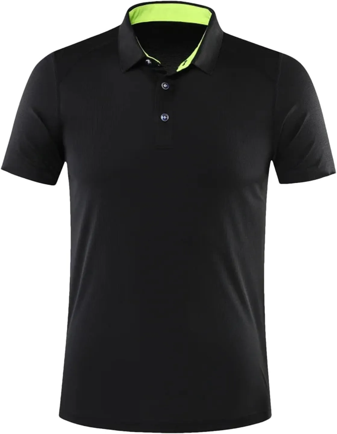 Men Casual Sports Quick Dry Lapel Short-Sleeved Polo Shirt Summer Fashion Business Golf Shirt