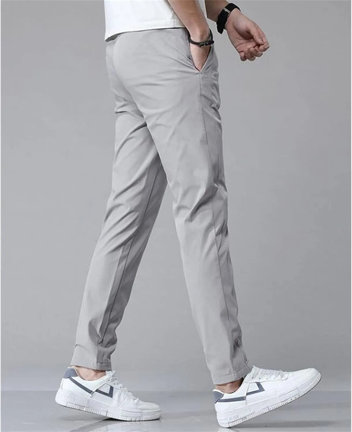 Mens Pant, Quick Drying Stretch Relax Fit Joggers Pant, Casual Comfy Sweatpants Trousers, Athletic Hiking Travel Pant