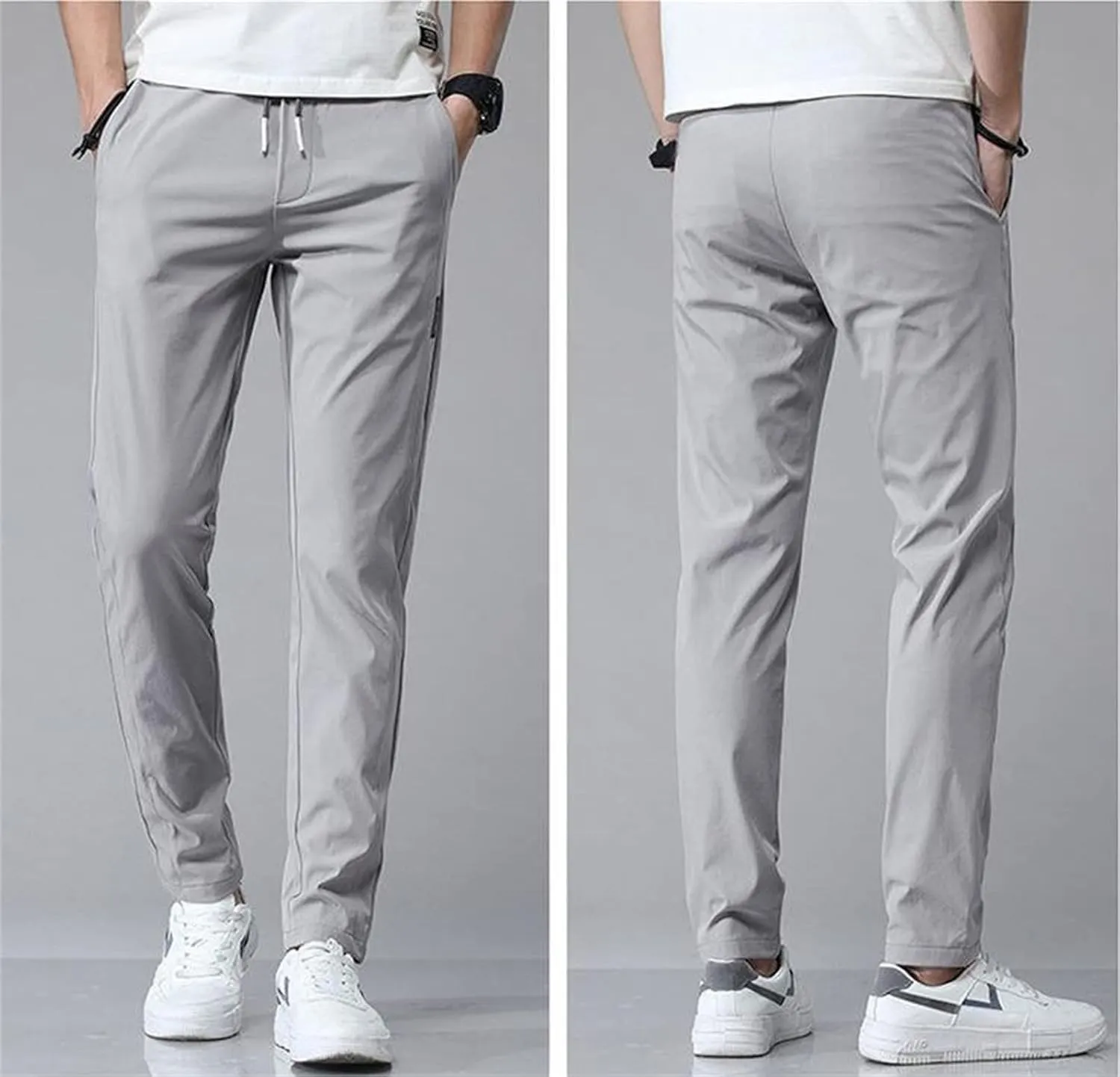 Mens Pant, Quick Drying Stretch Relax Fit Joggers Pant, Casual Comfy Sweatpants Trousers, Athletic Hiking Travel Pant