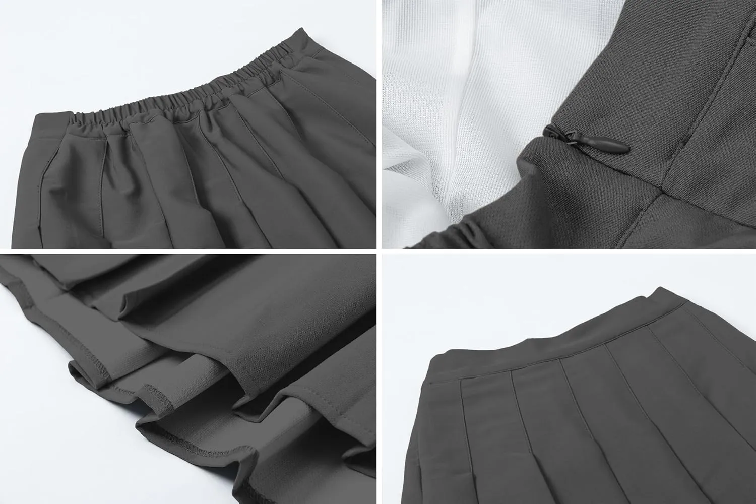 SANGTREE Women's Girls A-Line Long Pleated High Waist Fashion Skirt, School Uniform Cosplay