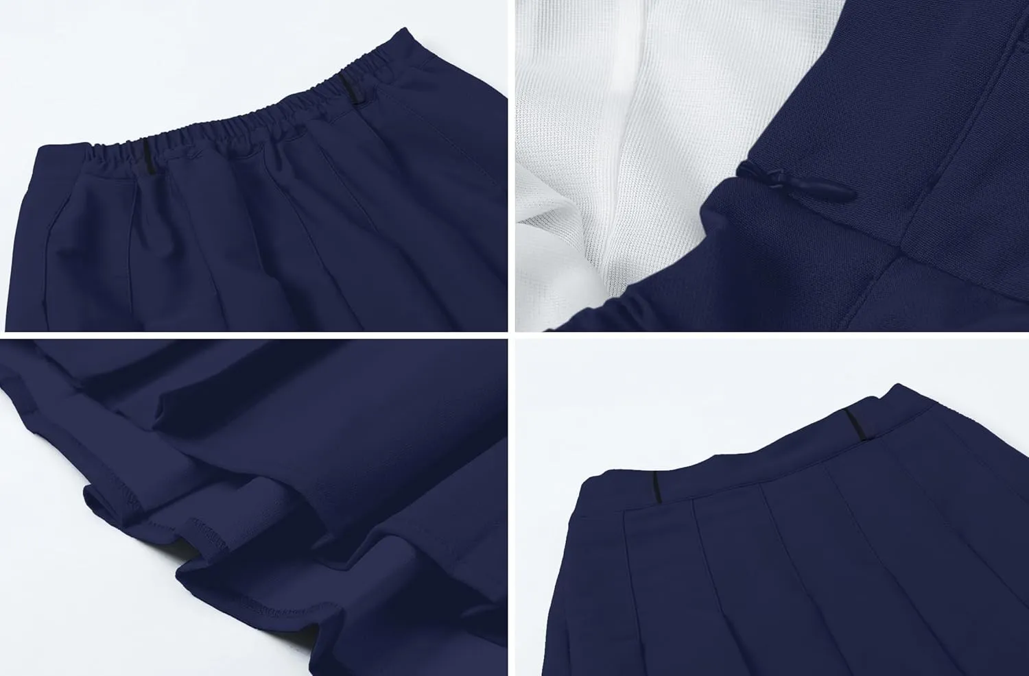 SANGTREE Women's Girls A-Line Long Pleated High Waist Fashion Skirt, School Uniform Cosplay