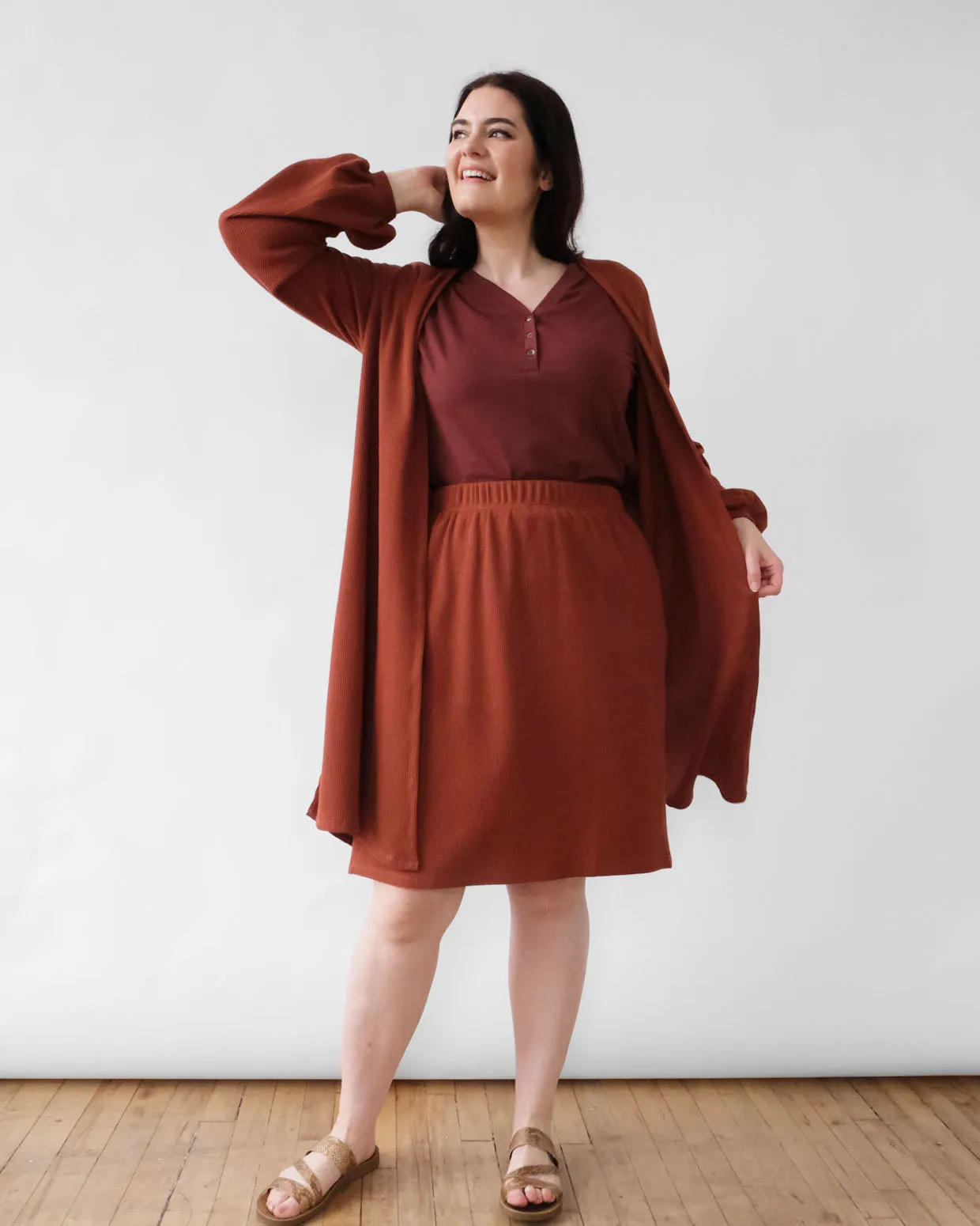 SHILOH skirt in Henna