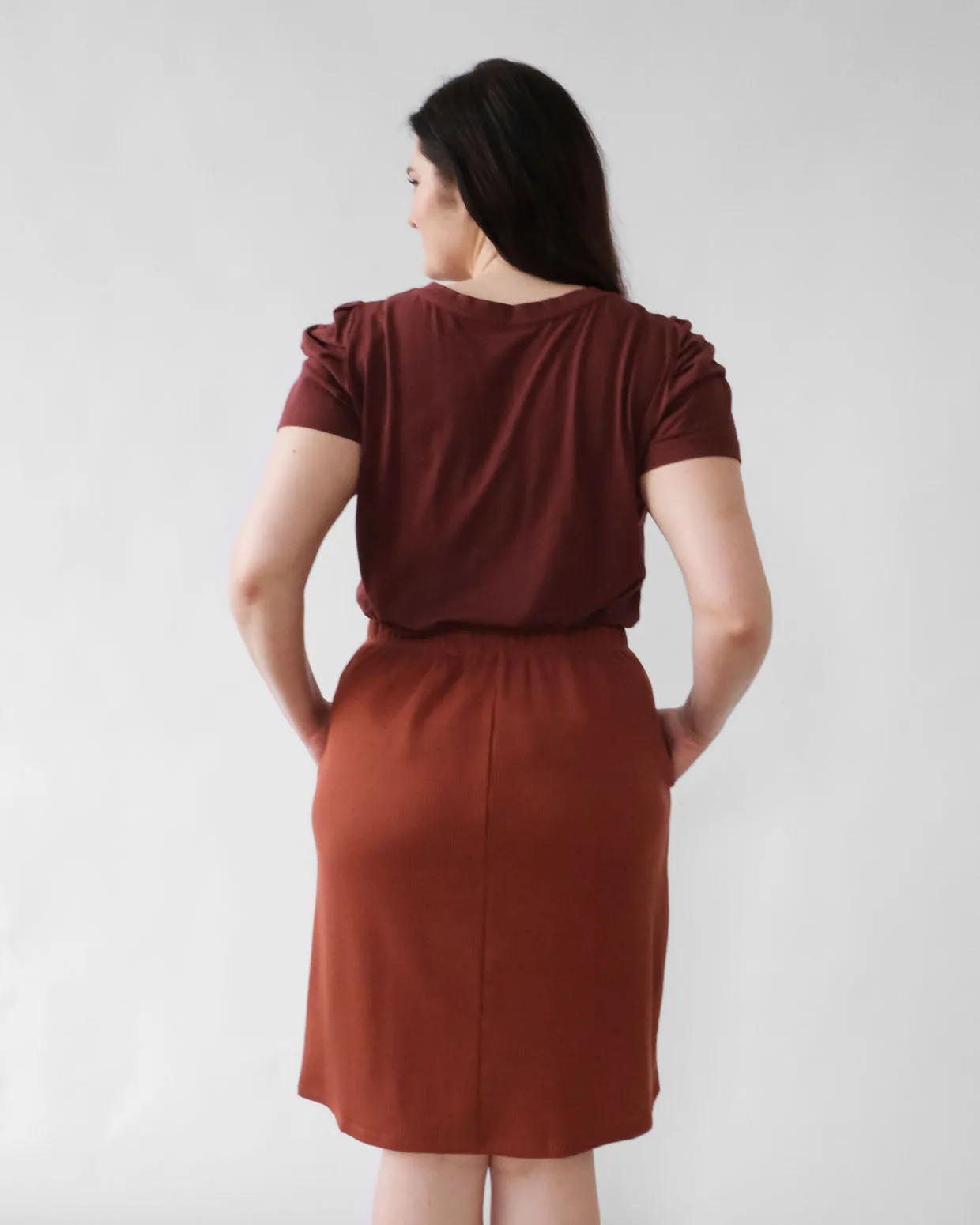SHILOH skirt in Henna