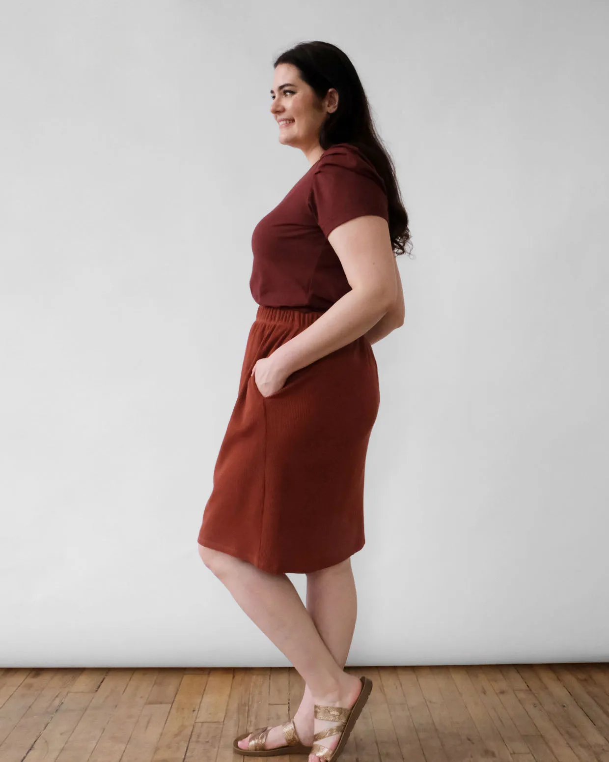 SHILOH skirt in Henna