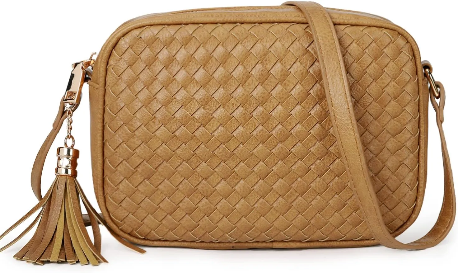 Small Crossbody Purses for Women Trendy Woven Cross Body and Boho Purse,Soft Leather Handbags