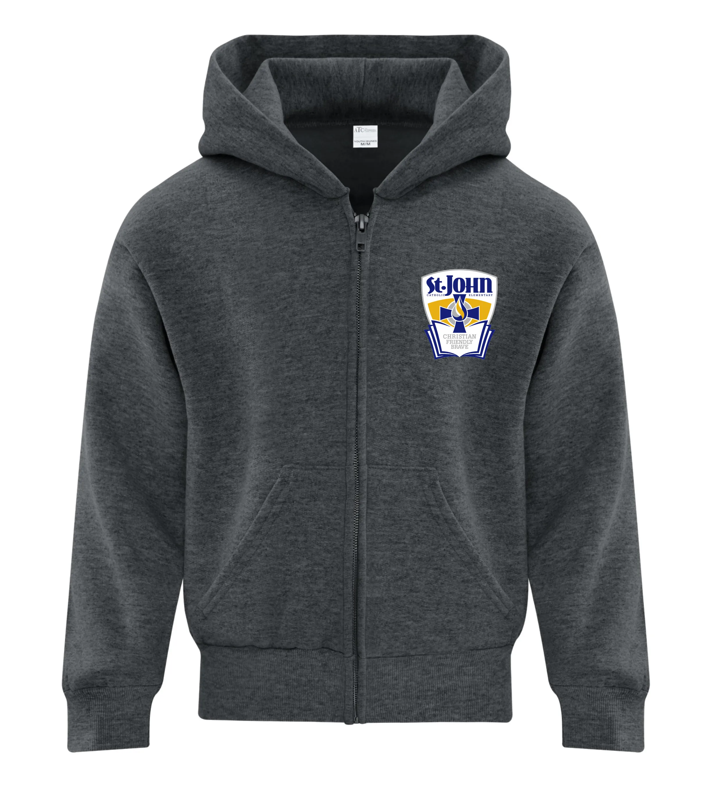 St. John Catholic Youth Full Zip Hoodie