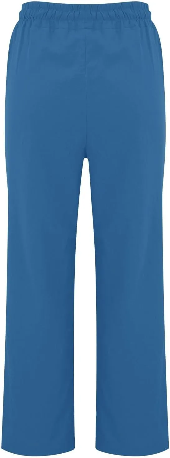 Summer Linen Pants for Women 2025 Casual Drawstring High Waisted Linen Pants Beach Wide Leg Trousers with Pockets