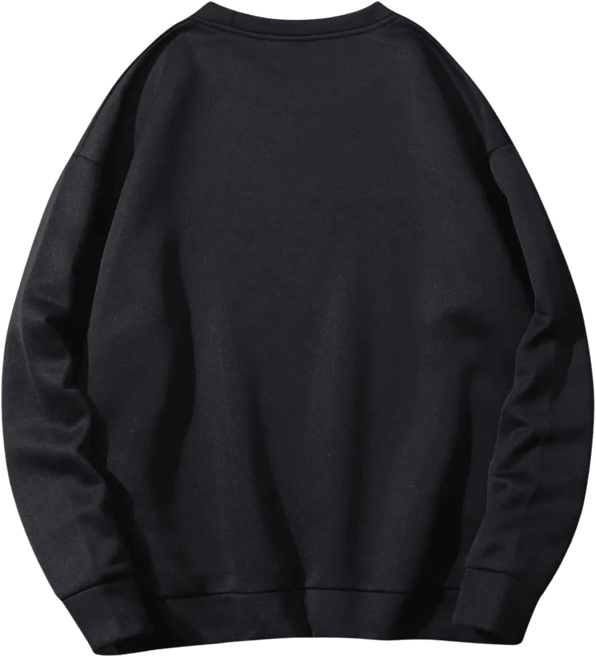 SweatyRocks Women's Casual Long Sleeve Sweatshirt Round Neck Pullover Tops