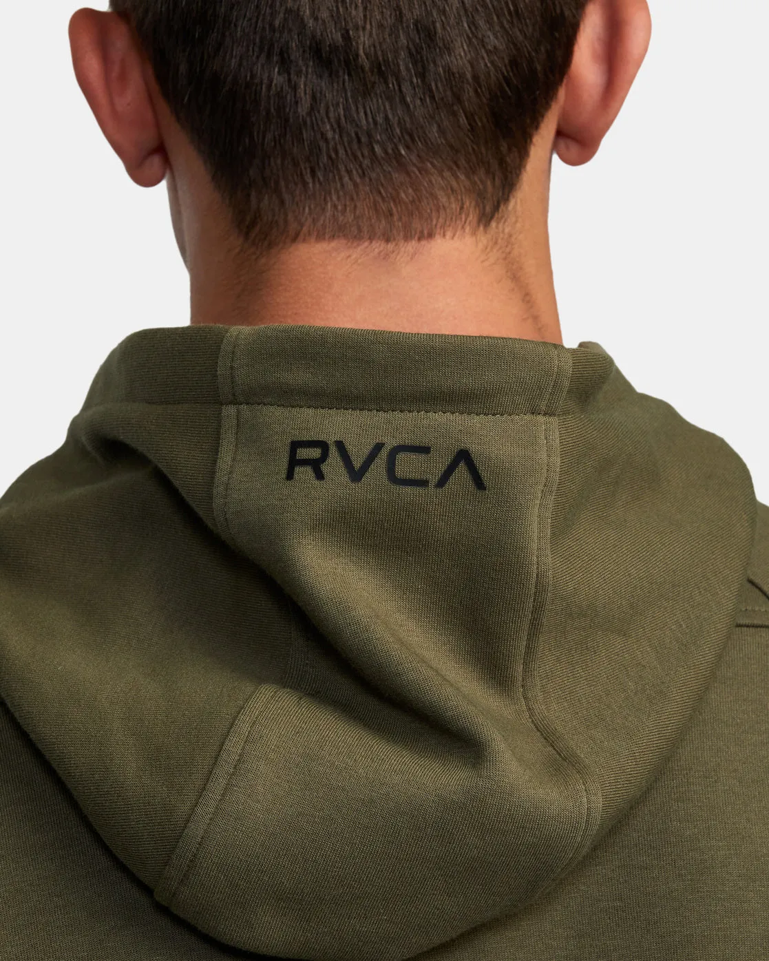 Tech Zip-Up Fleece Hoodie II - Dark Olive