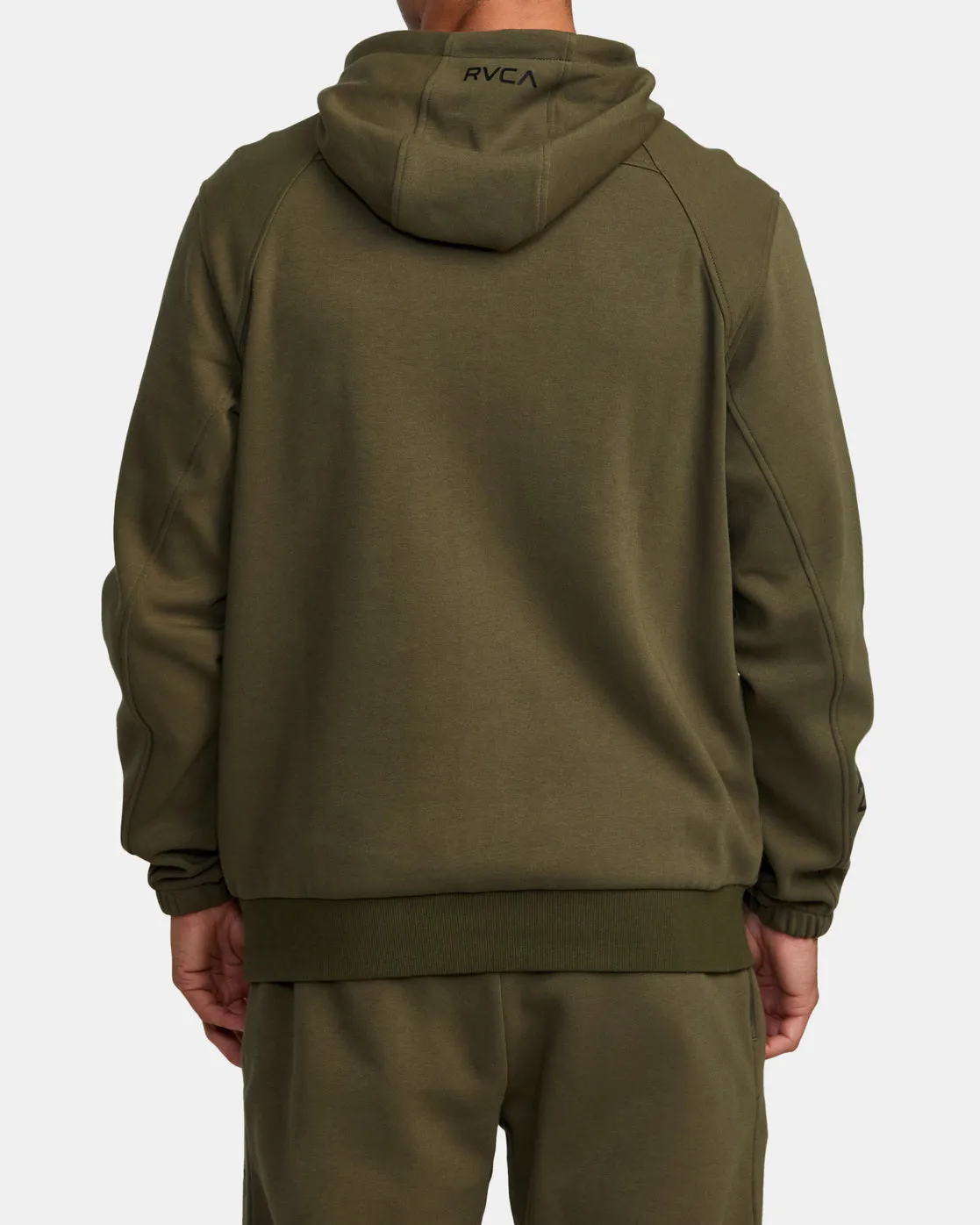 Tech Zip-Up Fleece Hoodie II - Dark Olive
