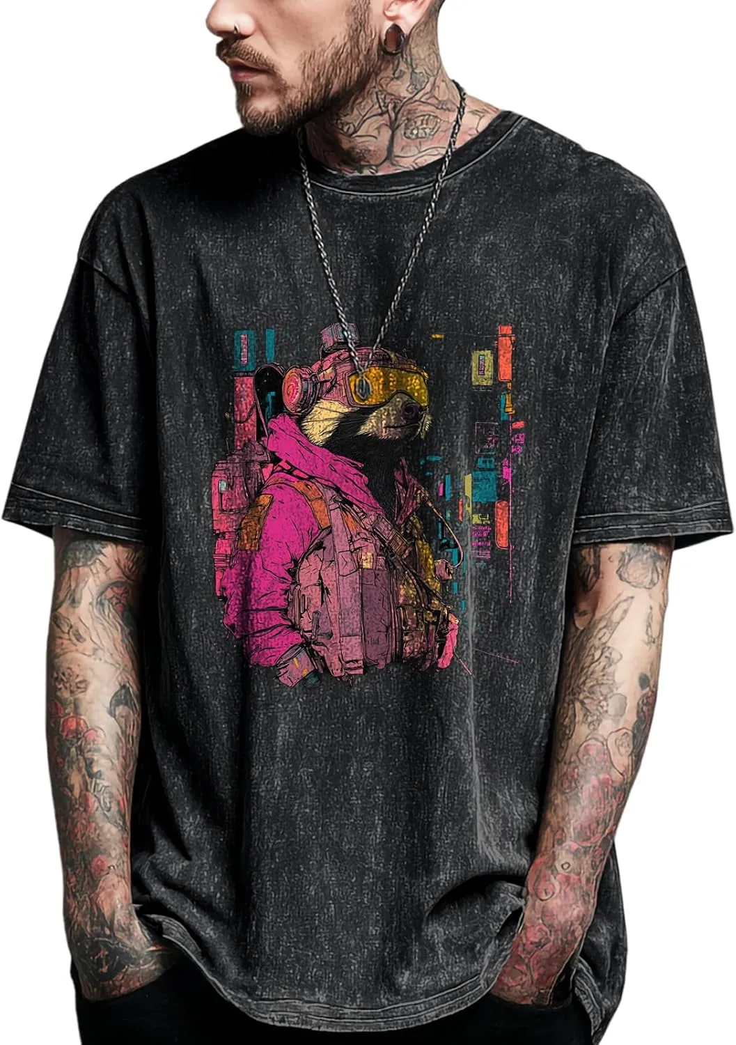 Tshirts for Men Cool Summer Outdoor Streetwear Short Sleeve Big and Tall Quick Dry Undershirts Trendy Clothes
