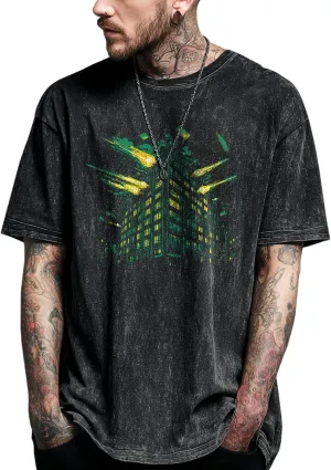 Tshirts for Men Cool Summer Outdoor Streetwear Short Sleeve Big and Tall Quick Dry Undershirts Trendy Clothes