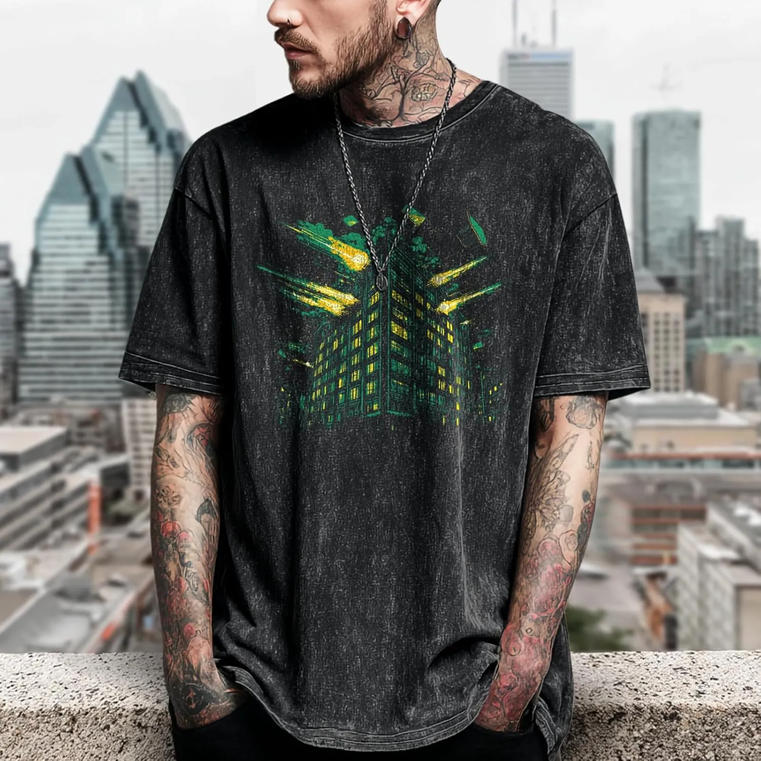 Tshirts for Men Cool Summer Outdoor Streetwear Short Sleeve Big and Tall Quick Dry Undershirts Trendy Clothes