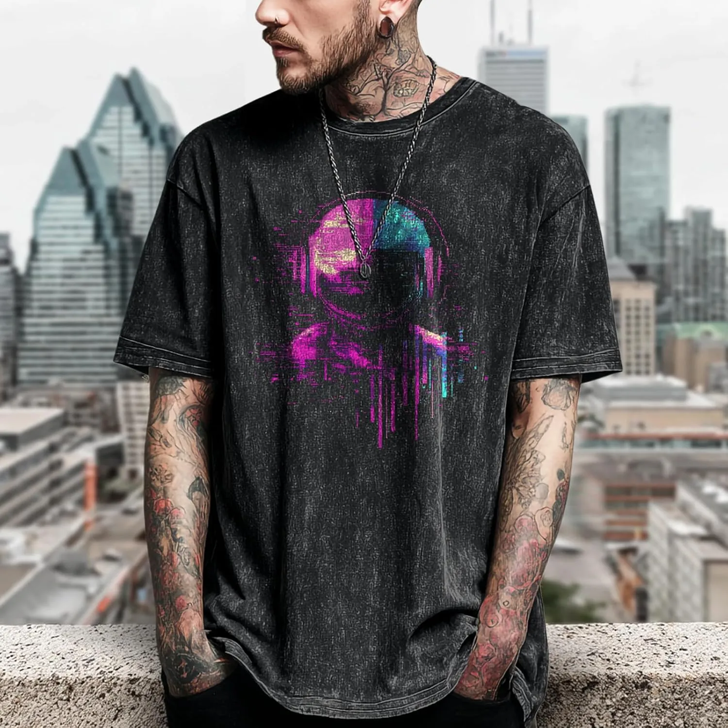 Tshirts for Men Cool Summer Outdoor Streetwear Short Sleeve Big and Tall Quick Dry Undershirts Trendy Clothes