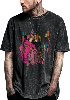 Tshirts for Men Cool Summer Outdoor Streetwear Short Sleeve Big and Tall Quick Dry Undershirts Trendy Clothes