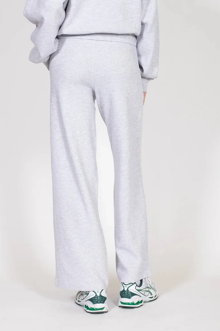 Waffle Knit Best Friend Wide Leg Pant