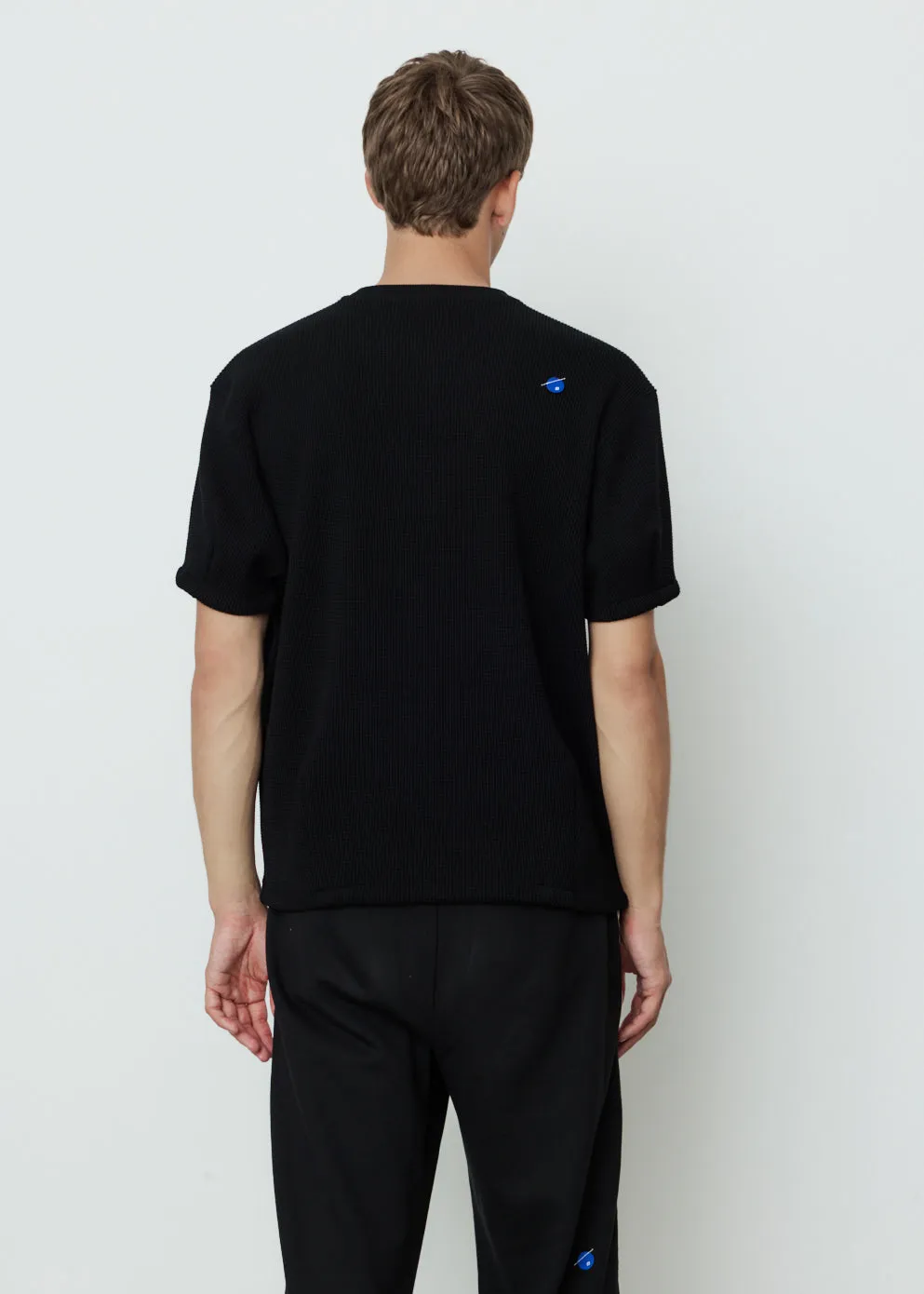 Waffle Knit Logo T-Shirt