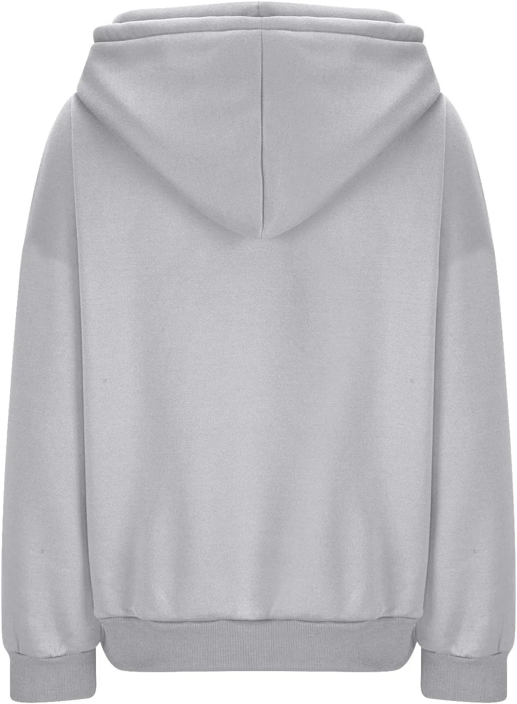Women Cowl Neck Hoodies Fall Fleece Drawstring Sweatshirts Casual Long Sleeve Hooded Pullover Zipper Kangaroo Pocket