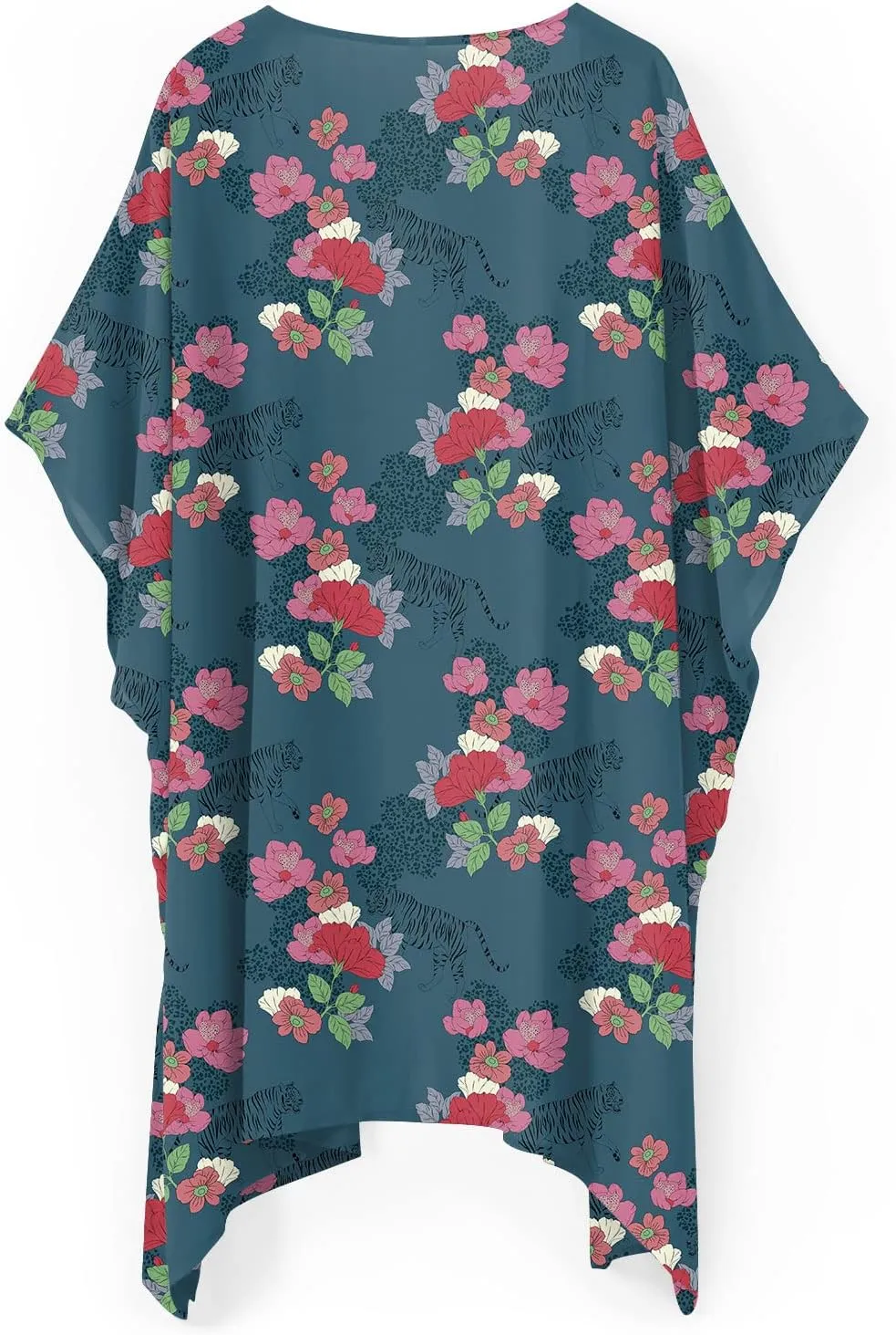Womens 2024 Summer Beach Kimono Swimwear Cover Ups Swimsuit Bathing Suit Sheer Chiffon Cardigan Tops