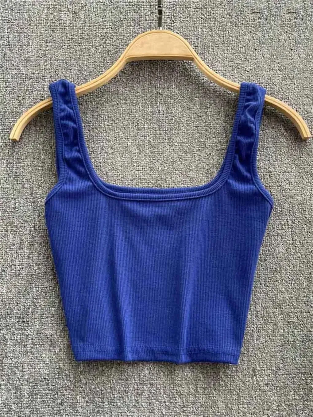 Women's Backless Y2k Slim Fit Solid Color Short Sleeveless Camisole