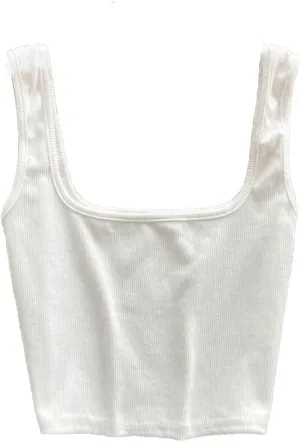 Women's Backless Y2k Slim Fit Solid Color Short Sleeveless Camisole