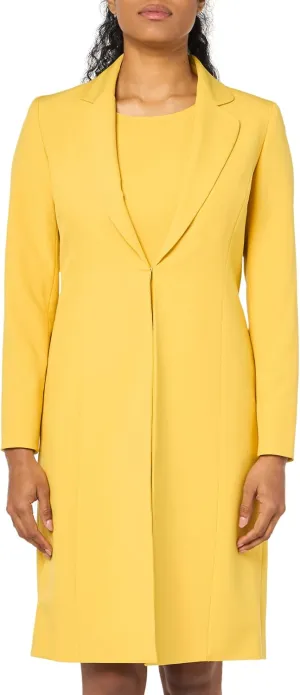 Women's Long Jacket & Sheath Dress 2pc Set