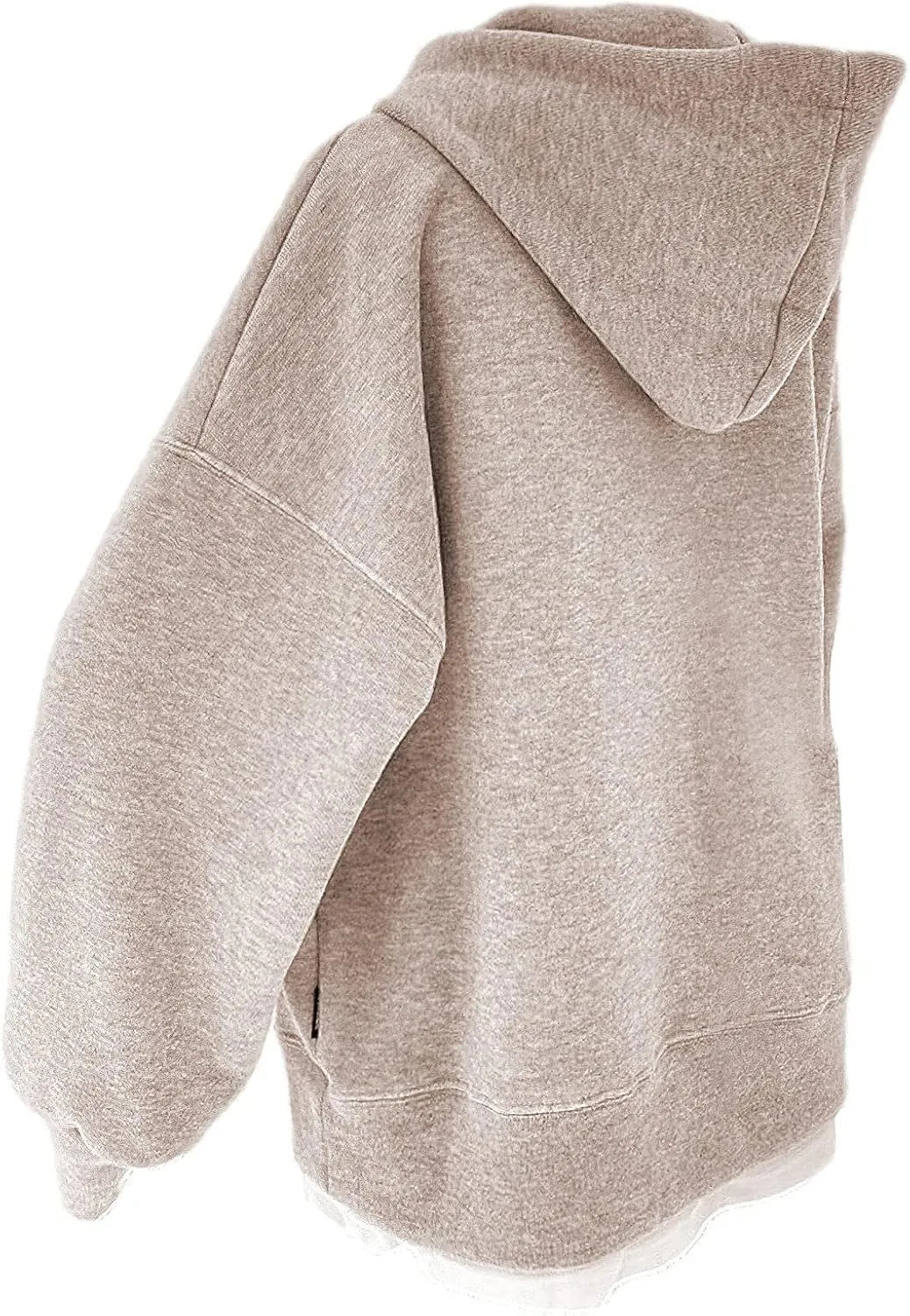 Women's Oversized Pullover Hoodie Drawstring Hood Long Sleeve Casual Sweatshirt with Kangaroo Pocket