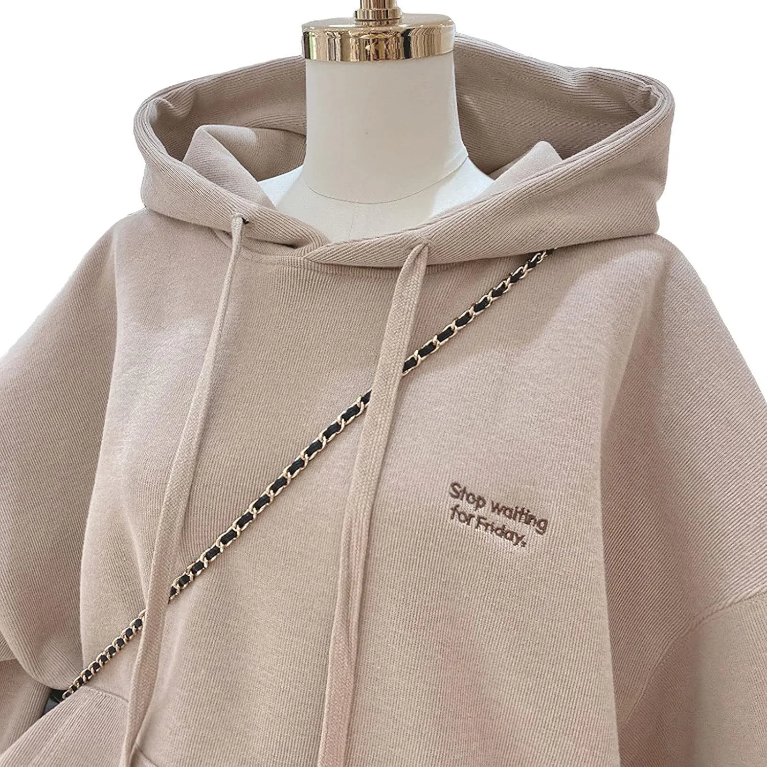 Women's Oversized Pullover Hoodie Drawstring Hood Long Sleeve Casual Sweatshirt with Kangaroo Pocket