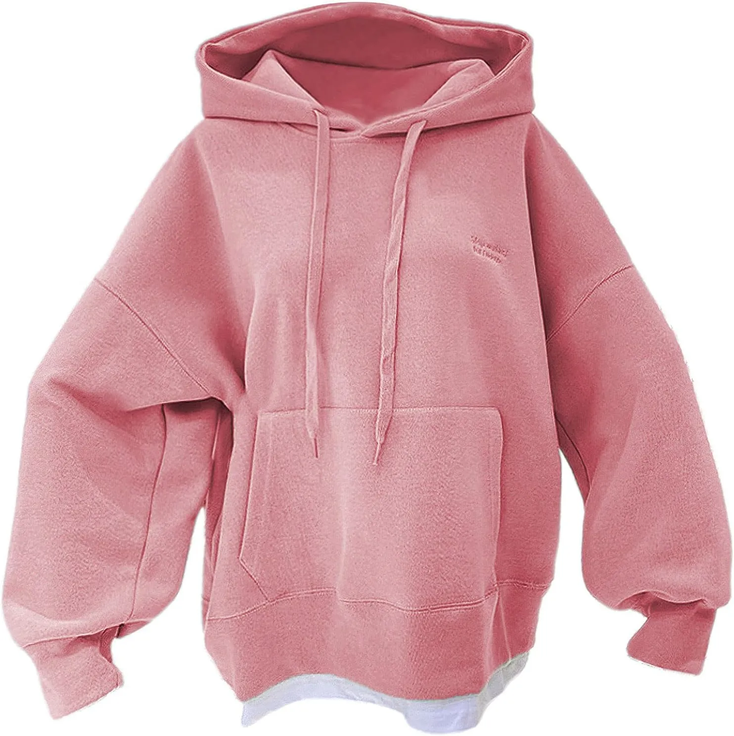Women's Oversized Pullover Hoodie Drawstring Hood Long Sleeve Casual Sweatshirt with Kangaroo Pocket