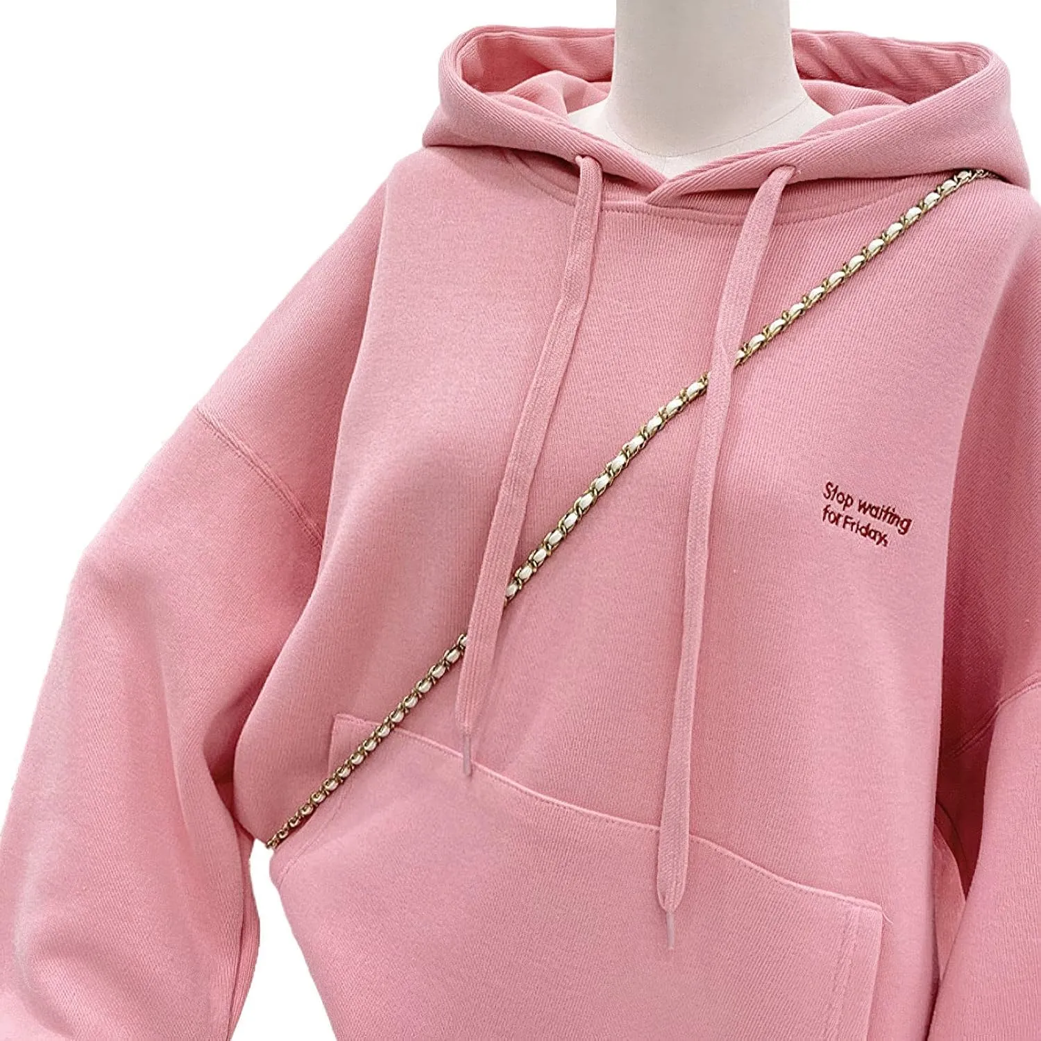 Women's Oversized Pullover Hoodie Drawstring Hood Long Sleeve Casual Sweatshirt with Kangaroo Pocket